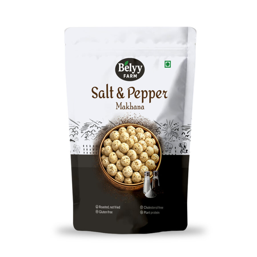 Belyy FARM Salt & pepper Roasted Makhana (55 g)