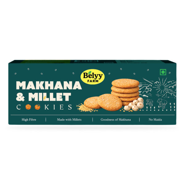 Makhana & Millet Cookies
