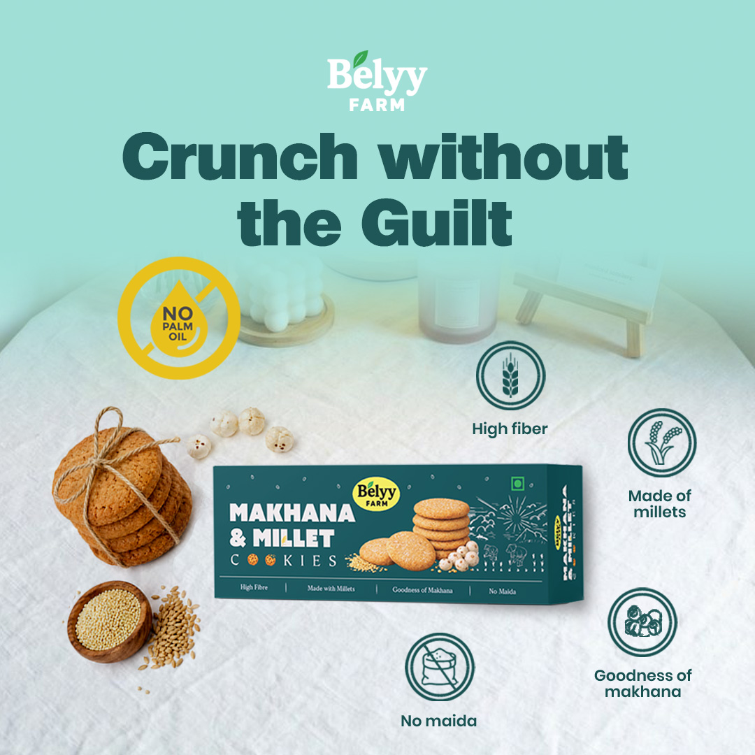 Belyy Farm Makhana & Millet Cookies
